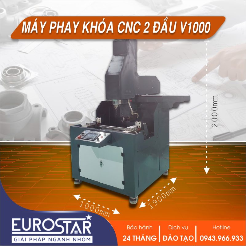 Máy Phay Khóa CNC V1000