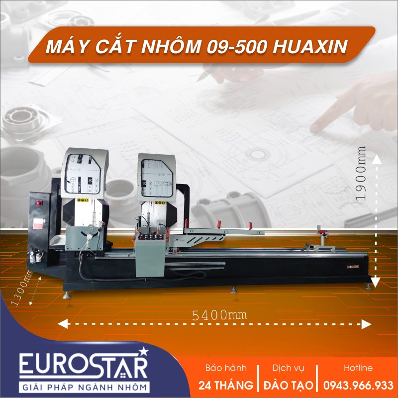 Máy cắt Nhôm 09 Lưỡi 500 HUAXIN