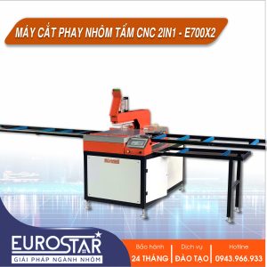 Máy Cắt Phay Nhôm Tấm 2 Trong 1