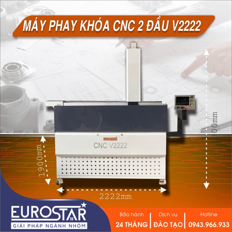 Máy Phay Khóa CNC V2222