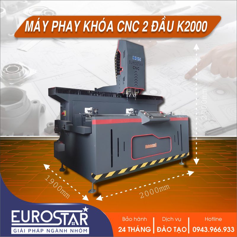 Máy Khoan Khóa CNC K2000