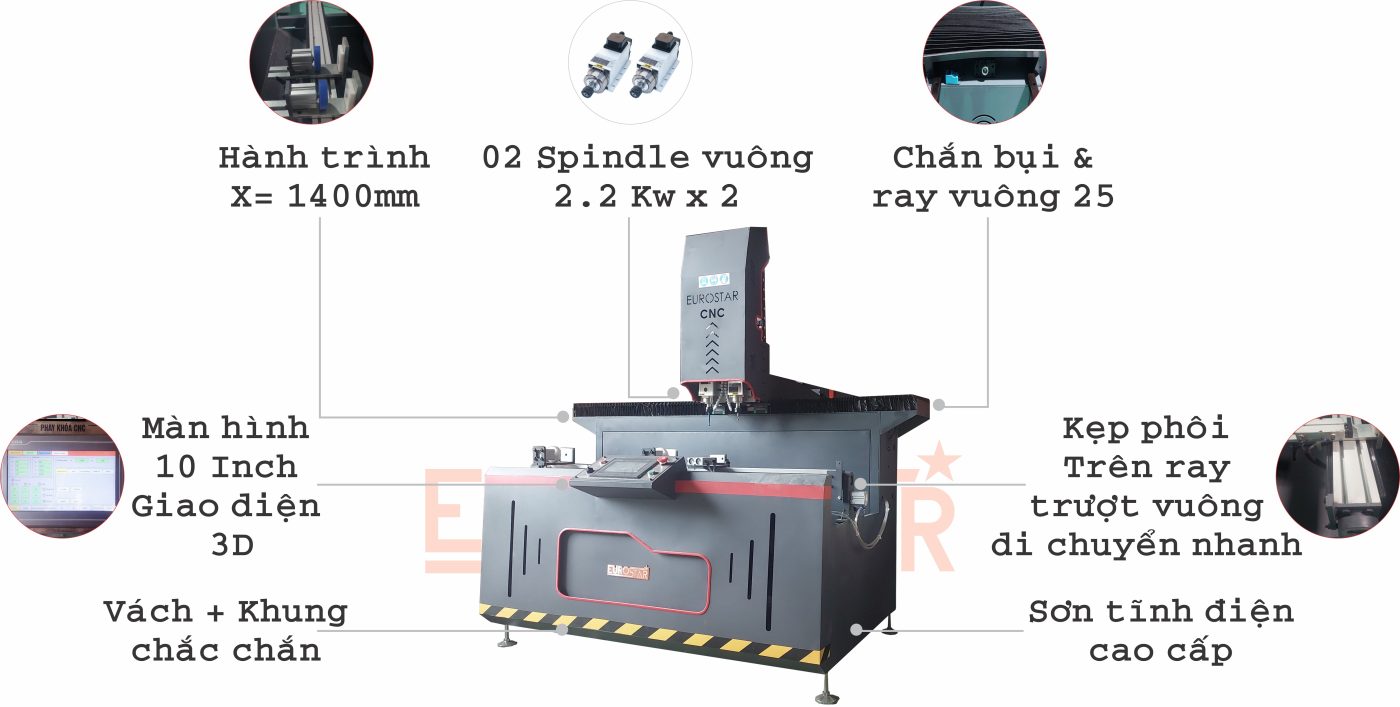 Máy Phay Khóa CNC K2000