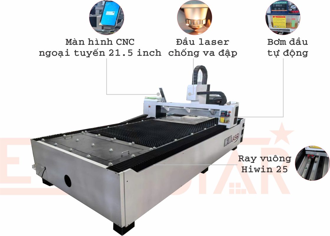 MÁY CẮT FIBER LASER 3015