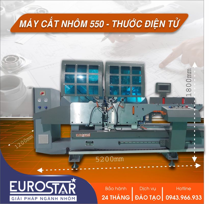 MÁY CẮT NHÔM CNS 550mm