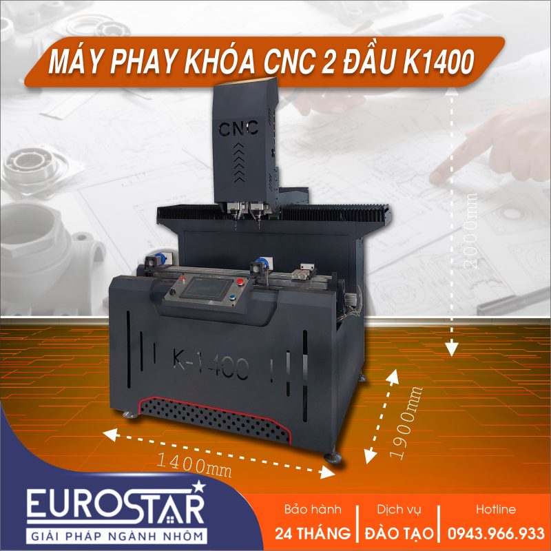 Máy Khoan Khóa 2 Đầu K1400