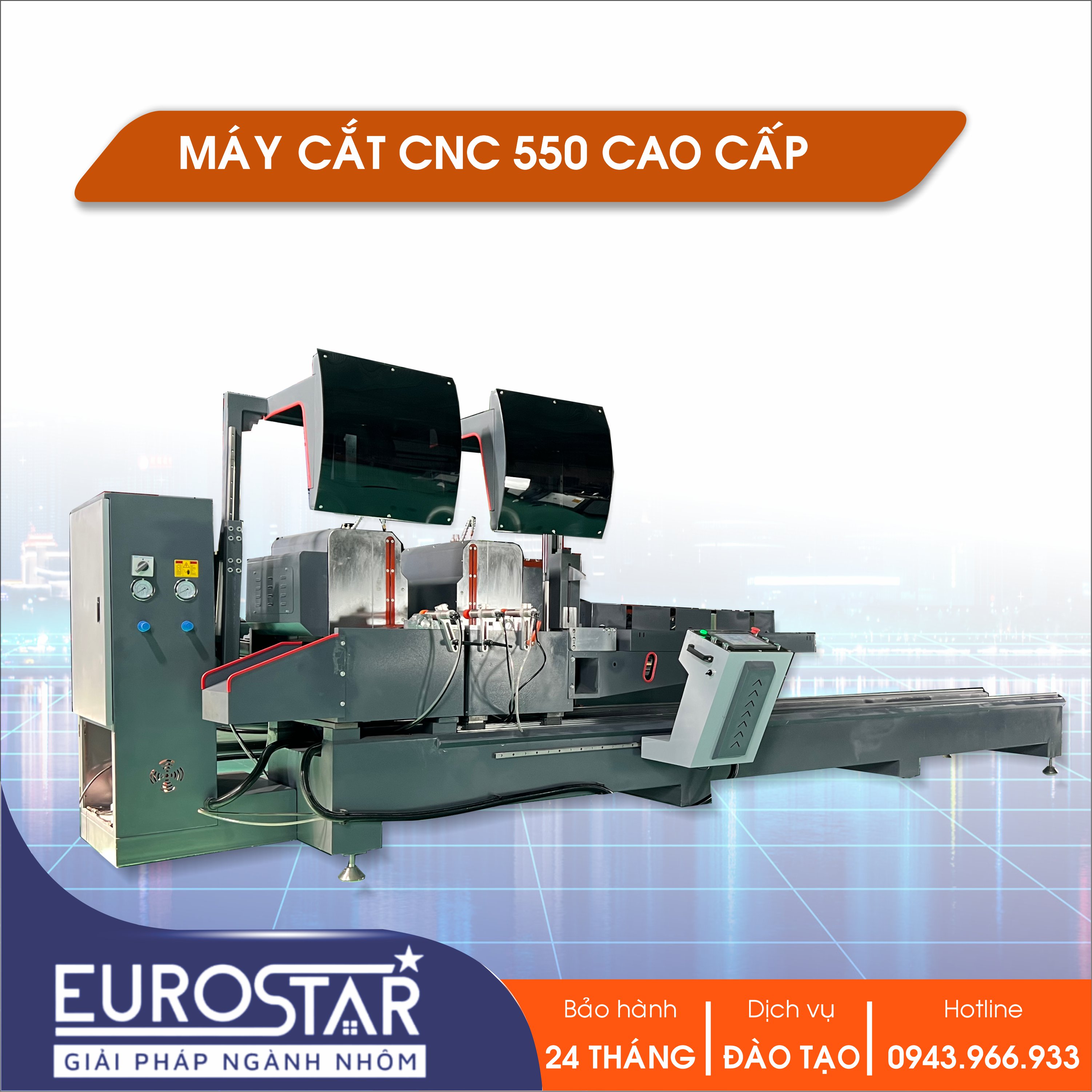 Máy cắt nhôm CNC lưỡi 550