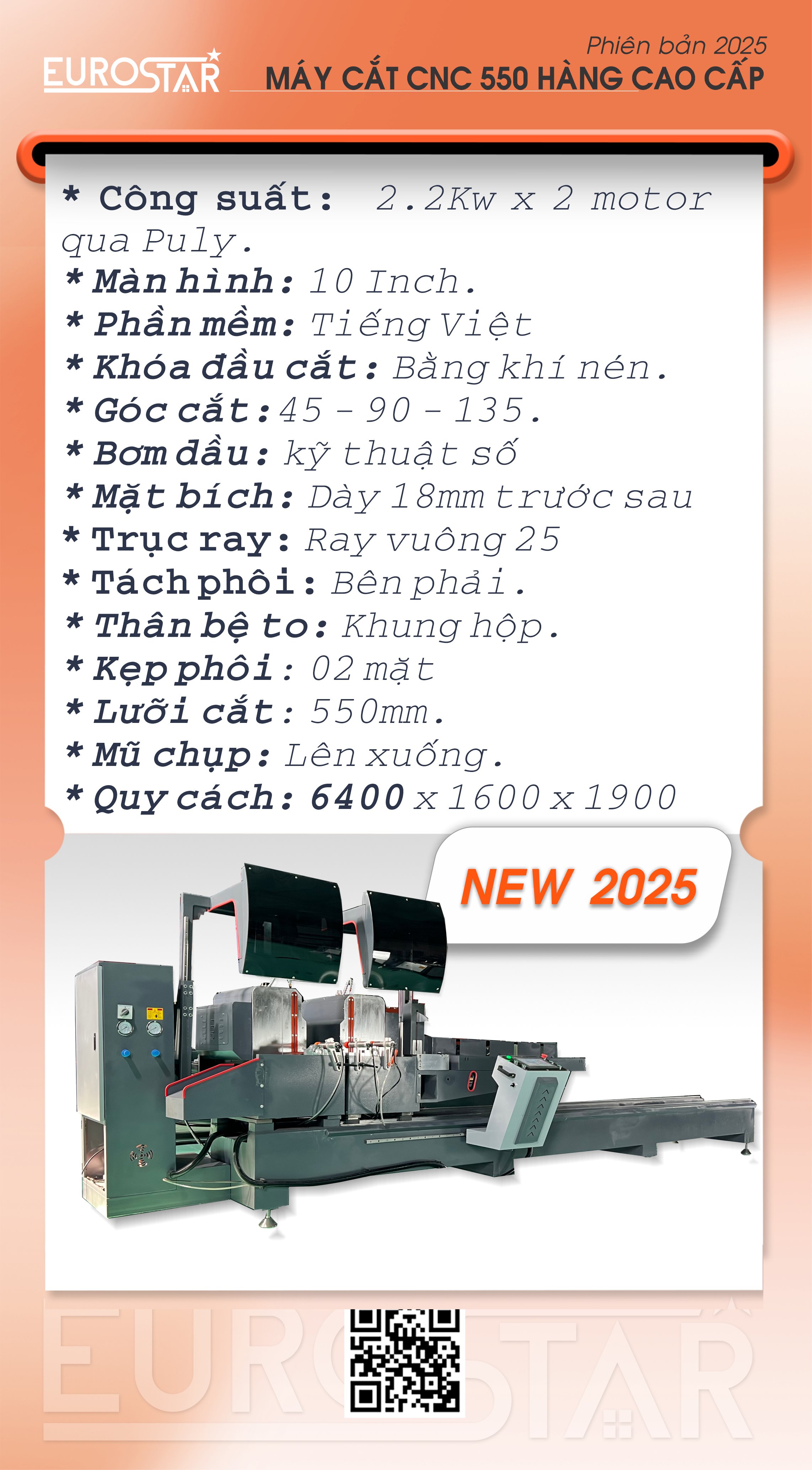 Máy cắt nhôm CNC lưỡi 550
