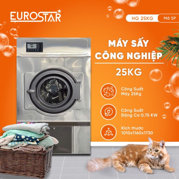 Máy Sấy Công Nghiệp HG 25Kg