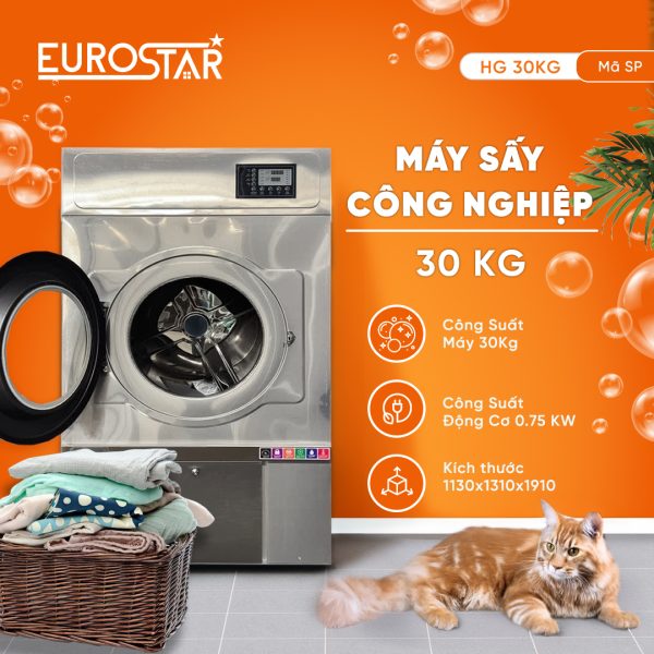 Máy Sấy Công Nghiệp HG 30Kg