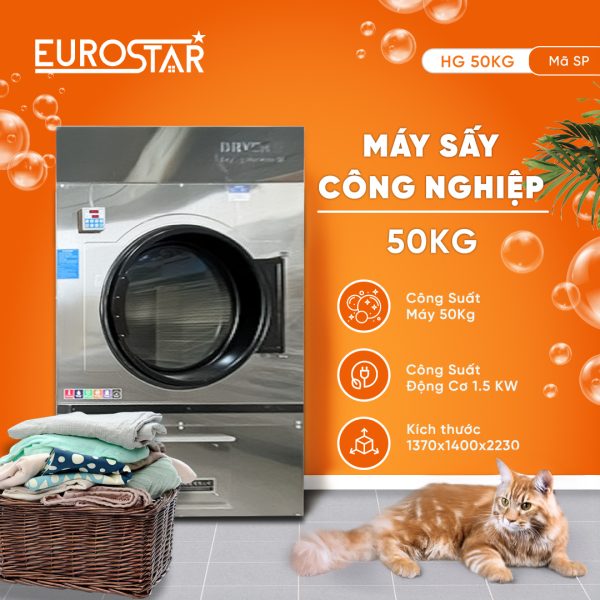 Máy Sấy Công Nghiệp HG 50Kg