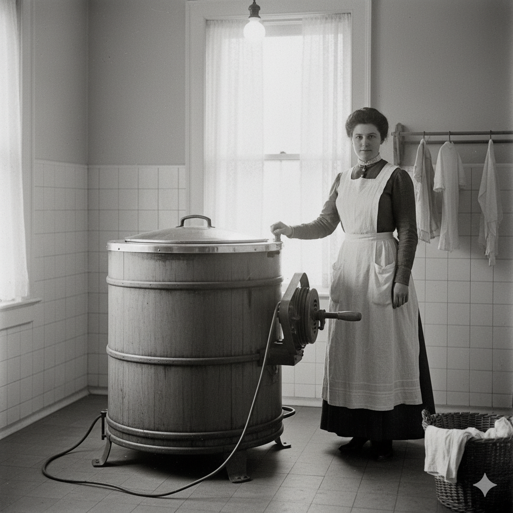 Lịch sử phát triển của máy giặt công nghiệp