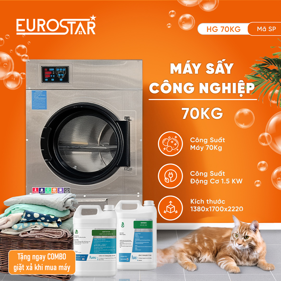 Máy sấy công nghiệp 70KG