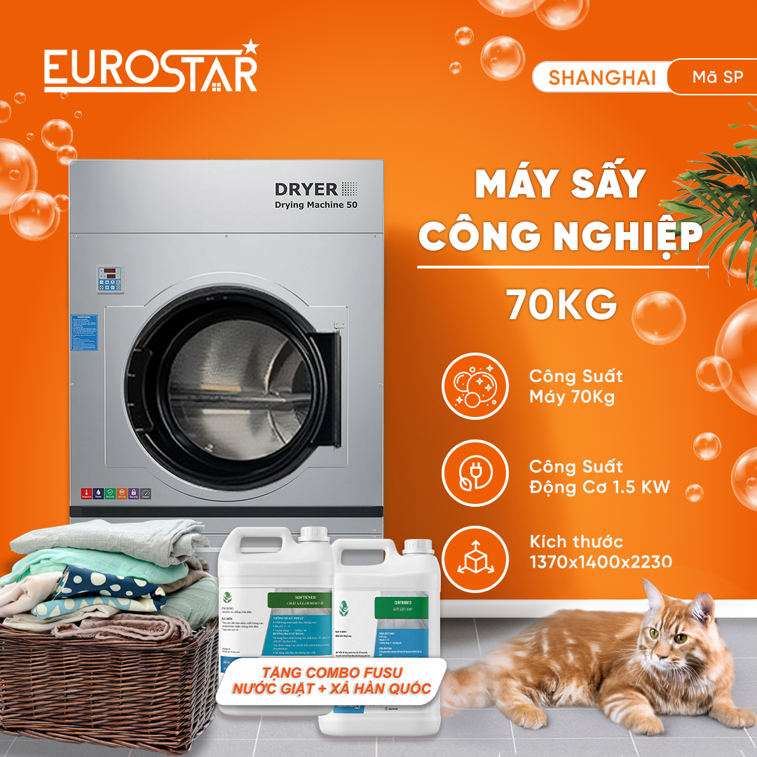 Máy sấy công nghiệp 70KG